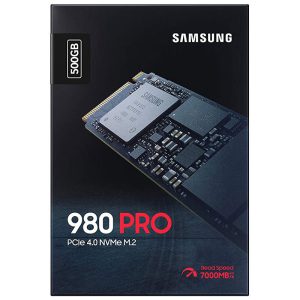 هارد اس اس دی سامسونگ مدل  (  SAMSUNG SSD 500GB 980 PRO ) ظرفیت 500 گیگابایت